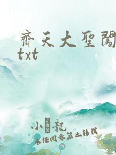 齐天大圣闯都市txt