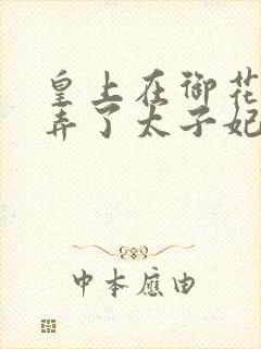 皇上在御花园c弄了太子妃