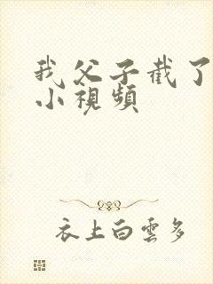 我父子截了一段小视频