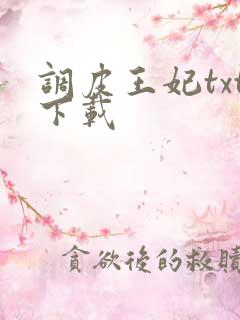 调皮王妃txt下载