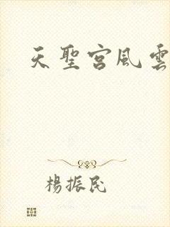 天圣宫风云录