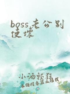boss老公别使坏