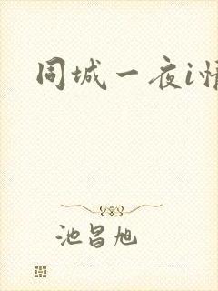 同城一夜i情