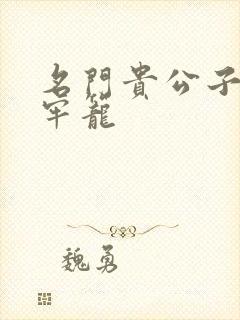 名门贵公子炙热牢笼