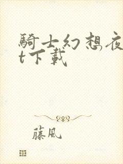 骑士幻想夜txt下载