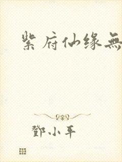 紫府仙缘无弹窗