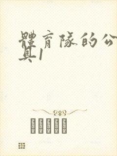 体育队的公用玩具1