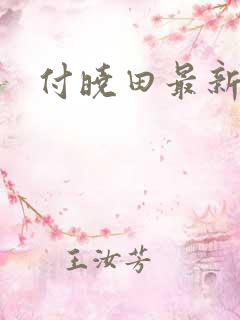 付晓田最新消息