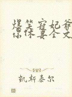 爆笑宠妃爷我等你休妻全文免费阅读