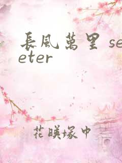 长风万里 seeter