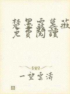 楚墨霆慕薇小说免费阅读