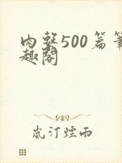 肉系500篇笔趣阁