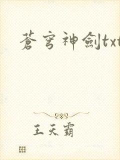 苍穹神剑txt