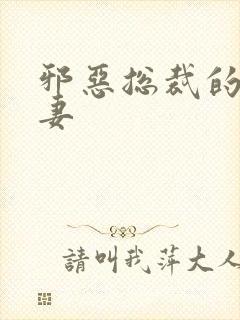 邪恶总裁的替身妻