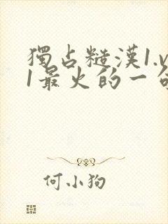 独占糙汉1.v1最火的一句