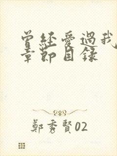 曾经爱过我刘念章节目录