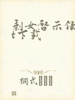 剩女启示录txt下载