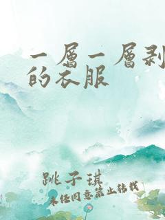 一层一层剥开我的衣服
