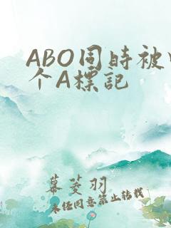ABO同时被四个A标记