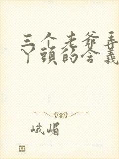 三个老爷弄一个丫头的含义