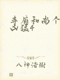 寺庙和尚个个很凶猛4