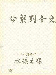 公系列全文阅读