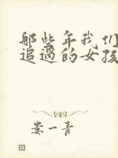 那些年我们一起追过的女孩小说