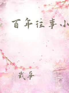 百年往事小说