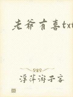 老爷有喜txt