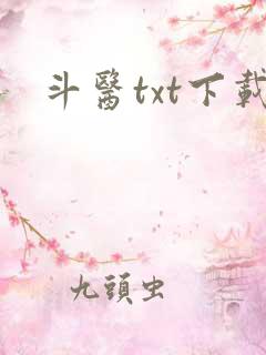 斗医txt下载