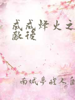 成成烽火之深入敌后