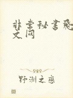 非常秘书飞速中文网