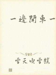 一边开车一边做