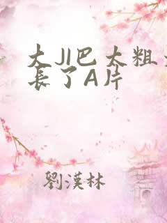 大JI巴太粗太长了A片