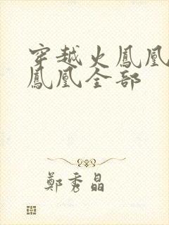 穿越火凤凰干火凤凰全部