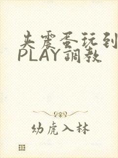 夹震蛋玩到失禁PLAY调教