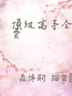 顶级高手全文免费