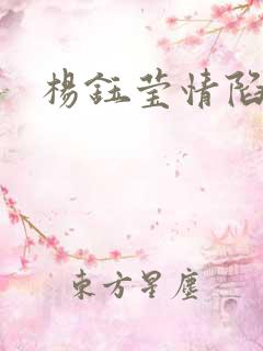 杨钰莹情陷红楼