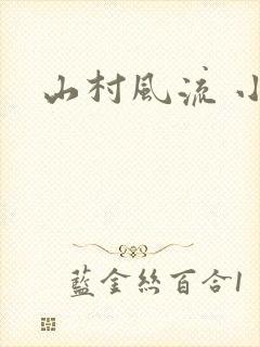 山村风流 小说