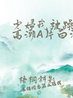 少妇我被躁爽到高潮A片白洁