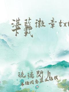 湛蓝徽章txt下载