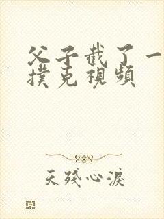 父子截了一段打扑克视频