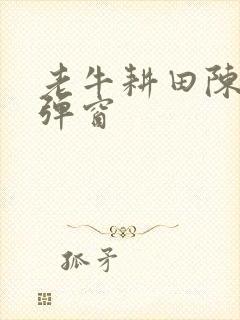 老牛耕田陈雪无弹窗