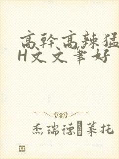 高干高辣猛高辣H文文笔好