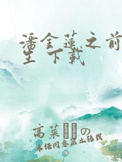 潘金莲之前世今生 下载