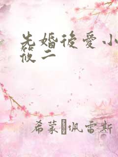 先婚后爱小说梦筱二