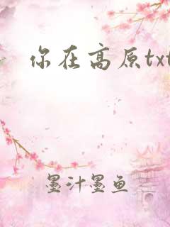 你在高原txt