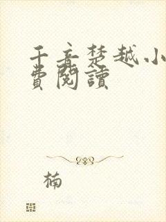 千音楚越小说免费阅读