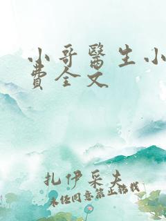 小哥医生小说免费全文