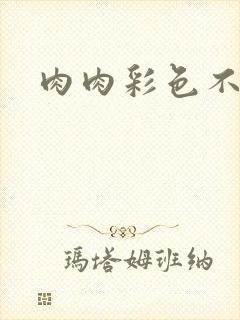 肉肉彩色不遮挡